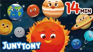 🪐Space Song Compilation  Solar System  Song Space & Planets Songs for Kids  JunyTony