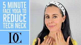5 Minute Face Yoga To Reduce Tech Neck
