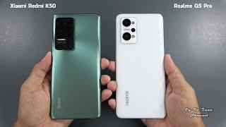 Xiaomi Redmi K50 vs Realme Q5 Pro  SpeedTest