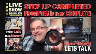 Elgato Prompter is now complete my missing 67mm ring  is now in hand