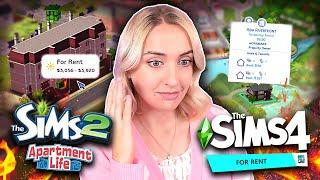 sorry to the sims 4 for rent but the sims 2 done it better