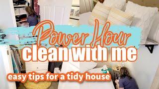 POWER HOUR CLEAN WITH ME  SPEED CLEANING MOTIVATION + EASY TIPS FOR A TIDY HOUSE  ROBIN LANE LOWE