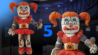 Бейби FNAF SISTER LOCATIONUCNFNAF HELP WANTEDFNAF AR из пластилина