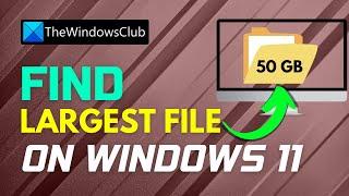 Hard drive full? How to find the largest files on Windows 1110?