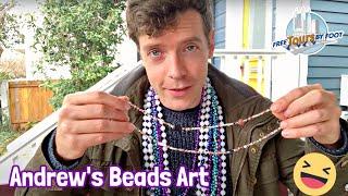 What do you do with Mardi Gras beads? How to make a bead dog