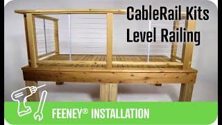 CableRail Kits in a Level Railing