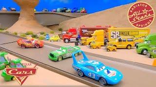 Radiator Springs All Stars Race  Lightning McQueen The King Chick Hicks & More  Pixar Cars