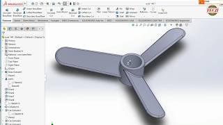 Best Solidworks Tutorial  How To Design Stirring Blade simplest and fastest in 10 Minute 