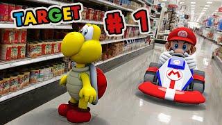 Super Mario goes to Target Part 1  Super Mario Bros in real life