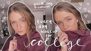 everyday college makeup routine 2020 easy & natural