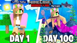 I Survived 100 DAYS as a MERMAID in Minecraft ... Heres What Happened