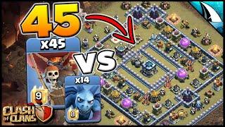 Destroy This Anti-2 Star Base with 45 Loons Easy Internet Base  Clash of Clans