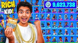 Meet The RICHEST Kid In Fortnite 