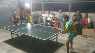 Budi vs Pak Suryadi  Final Kls B  Turnamen Tenis Meja Kamal