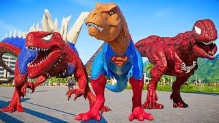 Spiderman Godzilla vs. Superman T-rex King Shark Joker Carnage Toro Super Pro Dinosaurs Fight