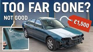 Can Richard Hammond’s workshop save this £1500 forgotten performance saloon?