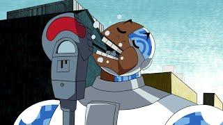 Cyborg Goes Crazy and Eats Everything - Teen Titans Crash