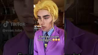 Evantube Caught Lookmaxing #fyp #evantube #jojo #jojobizarreadventure #anime #cosplay