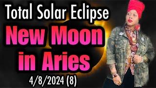 New Moon in Aries w Total Solar Eclipse Meaning Energy What to Do & Use Journal Prompts & More