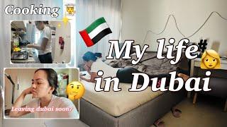 Life in Dubai ep1  how I spent my day off  Dubai ofw  Cooking + cleaning my room