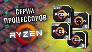 Ryzen 3 5 7 9. В чем разница? Серии процессоров АМД Райзен.