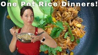 3 One Pot Rice Dinners for Busy Weeknights