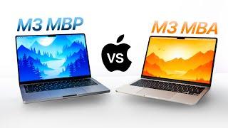 M3 MacBook Air vs M3 MacBook Pro - FULL Comparison