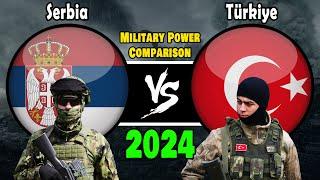 Serbia vs Türkiye Military Power Comparison 2024  Türkiye vs Serbia Military Power 2024