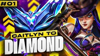 Caitlyn Unranked to Diamond #1 - Caitlyn ADC Gameplay Guide  Season 14 Caitlyn Gameplay