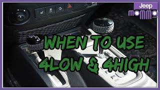 When to Use 4 Low & 4 High Jeep Tips