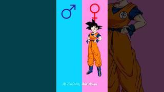 Dragonball Characters Gender Swap  Dragonball Gender Blend   #shorts #viral