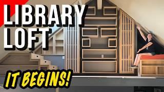 Library Loft Build How to Prep for a Big Remodel