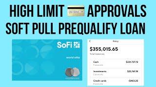 SoFi  The Best FinTech? Soft Pull Prequalify Personal Loan 2% Unlimited Cashback MasterCard