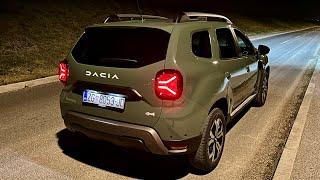 DACIA DUSTER 2023 Facelift at NIGHT - new LED lights exterior & interior Journey 4X4