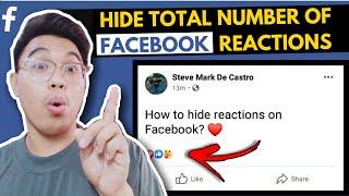 HOW TO HIDE TOTAL NUMBER OF REACTIONS ON FACEBOOK POSTS l HIDE REACTIONS ON FACEBOOK TUTORIAL 2021