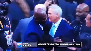 Michael Jordan Gave The Most Respect To Jerry West  2022 Greatest 75th NBA Player