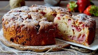 Torta Soffice alle Fragole Ricotta