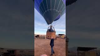Blaser Hot Air Balloon Liftoff and Touchdown