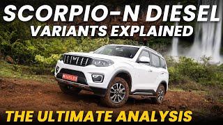 Mahindra Scorpio N diesel Variants Explained  Z2 Z4 Z6 Z8S Z8 Z8L  The Ultimate Analysis