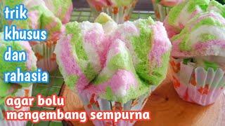 bolu Kukus Simple Dan Mudah • hasilnya mekar dan mengembang sempurna