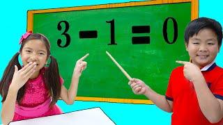Wendy Alex and Lyndon Learn Math & Numbers for the School Exam  Fun Kids Videos