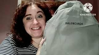 Real time unboxing Balenciaga Ville bag 