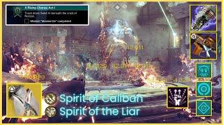 MESMERIZE Echoes Act I \ Best Hunter Build Caliban - Liar \ Destiny 2 The Final Shape