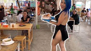 NOON The Blue Lady more FAMOUS than ever - Thailand street food