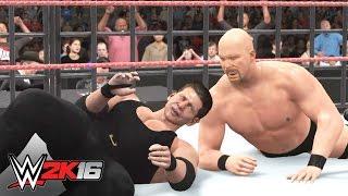 Stone Cold Steve Austin vs. Mr. McMahon WWE 2K16 2K Showcase walkthrough - Part 14