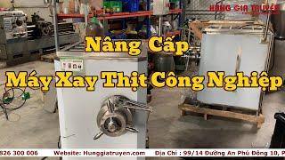 Máy xay thịt công nghiệp xông xuất lớn nâng cấp thêm