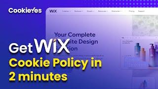 Cookie Policy for Wix in 2 minutes.