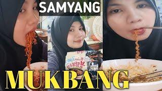 MUKBANG SAMYANG SUPER HOT @evi karwati