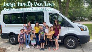 Large Family Van Tour  Ford Transit 350 XL Tour 15 Passenger