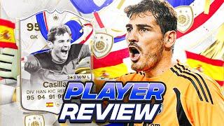 95 GREATS OF THE GAME ICON CASILLAS SBC PLAYER REVIEW  FC 24 Ultimate Team